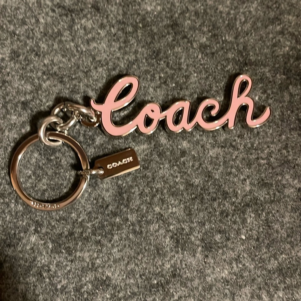 Pink Coach Keychain. - Picture 2 of 3